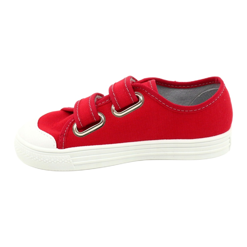 Befado Kinderschuhe 440X012 weiß rot 2