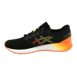 Laufschuhe Asics RoadHawk Ff 2 M 1011A136-005 schwarz marineblau orange gelb 1