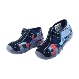 Befado Kinderschuhe 190P095 rot marineblau blau 3