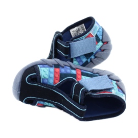 Befado Kinderschuhe 190P095 rot marineblau blau 5