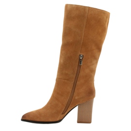 Wildleder Cowboystiefel Big Star GG274345 Camel braun gelb 1