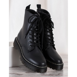 SHELOVET Schwarze Stiefel 1