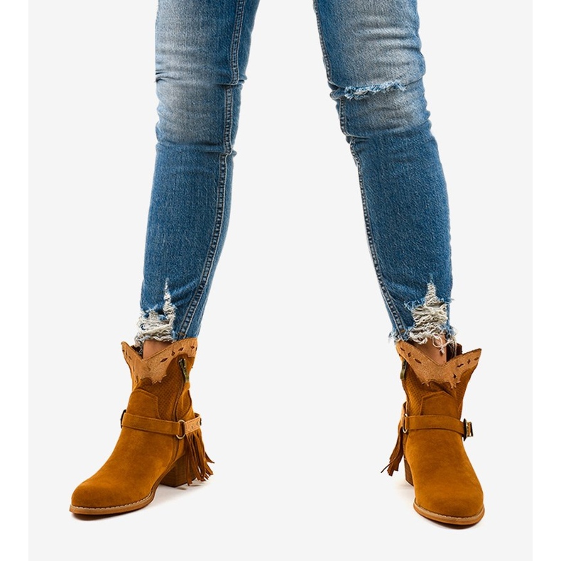 Generational braune Wildleder Stiefeletten auf der Post 1