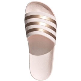 Adidas Adilette Aqua W FW4291 Hausschuhe rosa golden 1