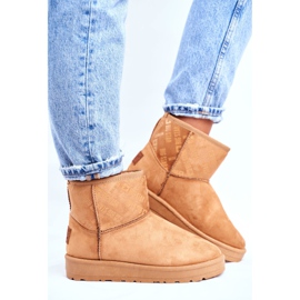 Damen Braune Warme Schneestiefel Big Star GG274559 2