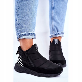 Damen Jugend Schneestiefel Big Star Black GG274470 schwarz 1