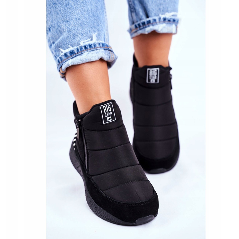 Damen Jugend Schneestiefel Big Star Black GG274470 schwarz 2