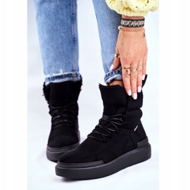 Damen Schneestiefel Big Star Black GG274990 schwarz 2