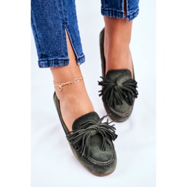 Damen Loafer Maciejka Leder Oliv 04830-24 grün 2