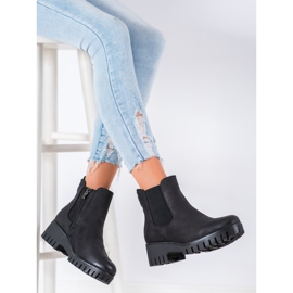 Goodin Chelsea-Boots On Platfortma schwarz 2