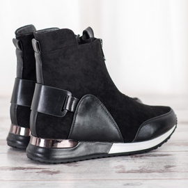 Goodin Sportstiefel mit Reißverschluss schwarz 1