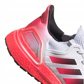 Laufschuhe adidas UltraBoost 20 M EG5177 weiß rot 1