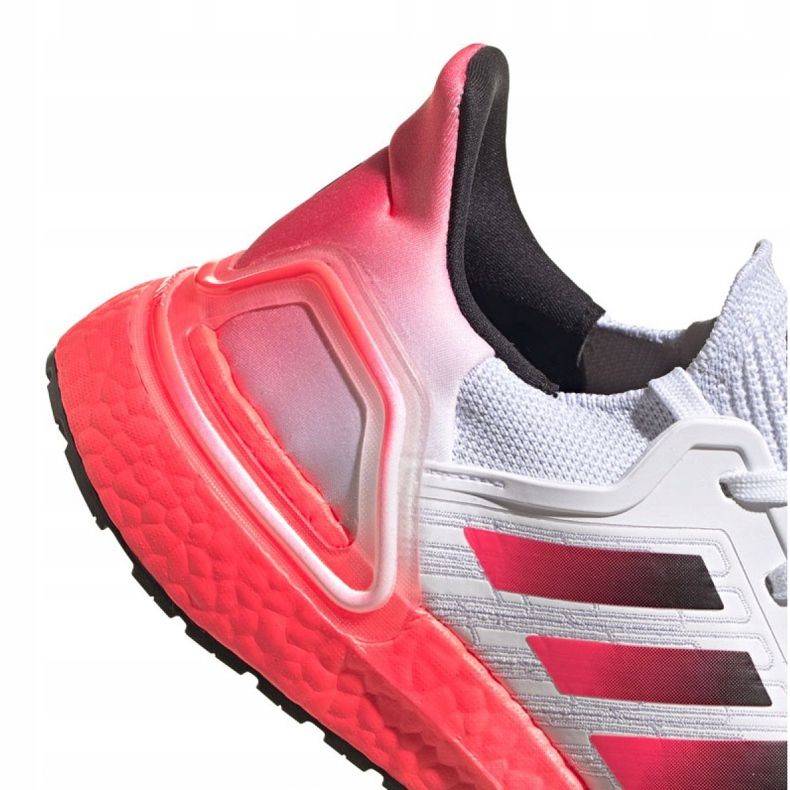 Laufschuhe adidas UltraBoost 20 M EG5177 weiß rot 1
