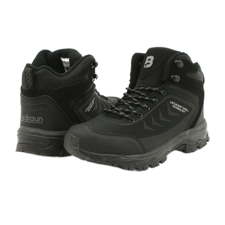 McBraun High Sports Softshell Trekking schwarz 9TR37-1403 4