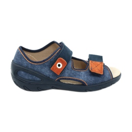 Befado Kinderschuhe PU 065X140 marineblau 1