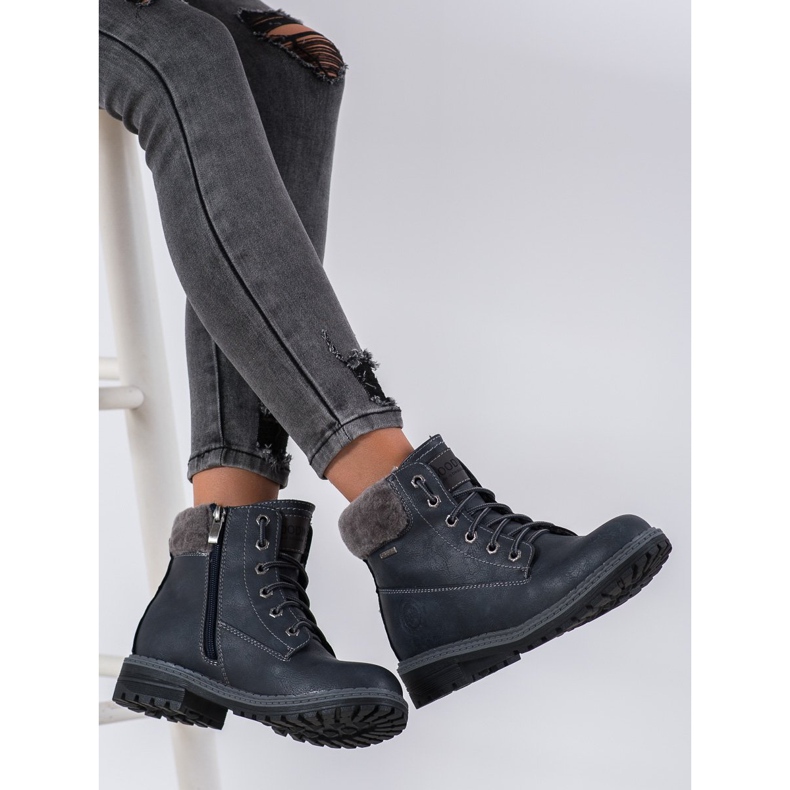 Goodin Marineblaue Trapper 1