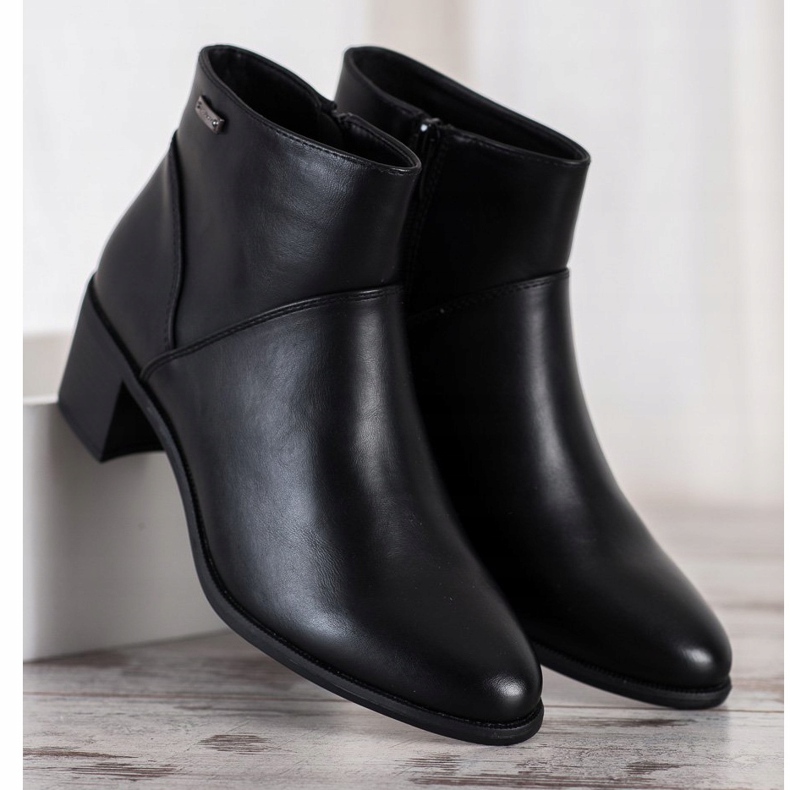 Sergio Leone Klassische schwarze Stiefel 2