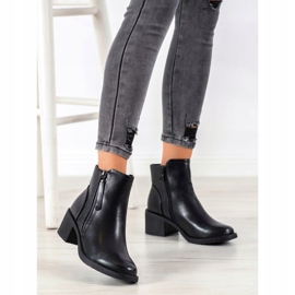 Small Swan Klassische Stiefel mit Reißverschluss schwarz 1