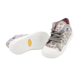 Befado Kinderschuhe 218P061 silber- grau mehrfarbig 4
