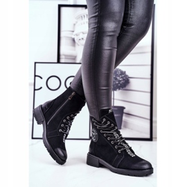 Vinceza Schwarze warme Stiefel für Damen Aspen 1