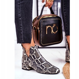 PV3 Damenstiefel mit Cut-outs, Leder Visconi 2625804 grau 2