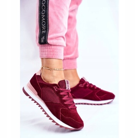 Damen Sportschuhe Sneaker Big Star Burgundy GG274522 rot 1