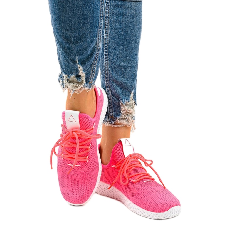 Rosa Sportschuhe F04-4 1