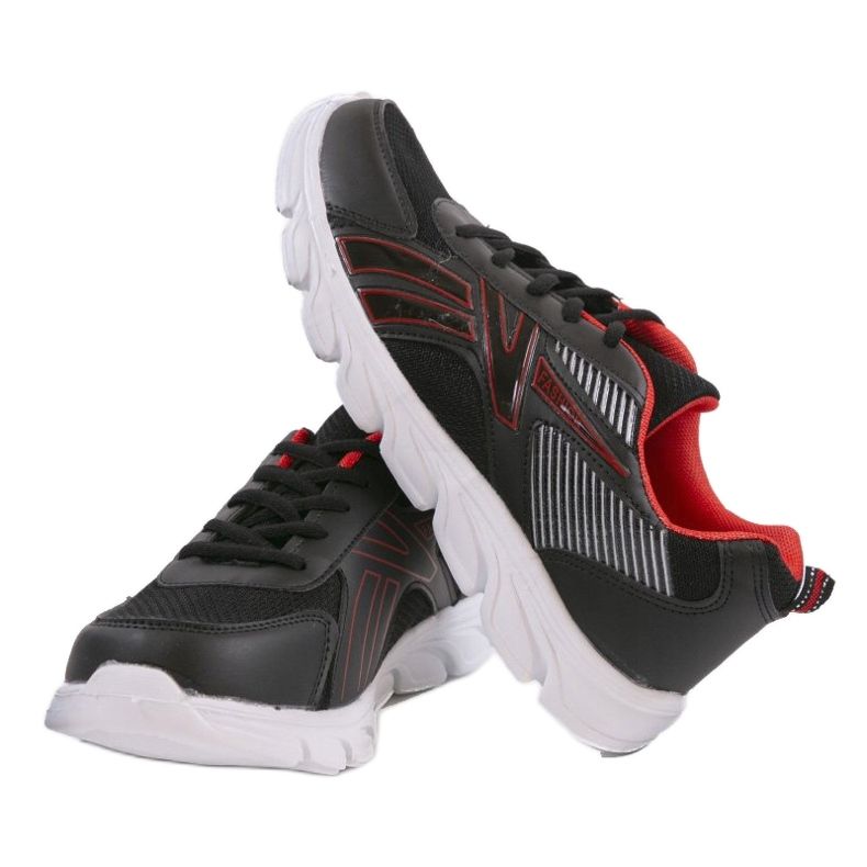 Schwarze Herren Sportschuhe 895 1