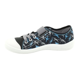 Befado Kinderschuhe 251Y155 blau grau 2
