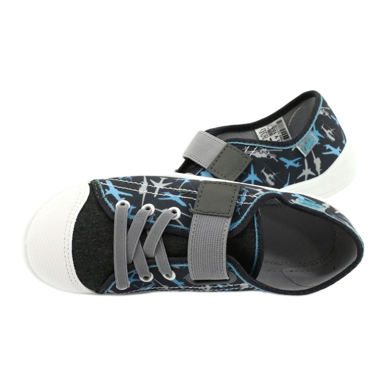 Befado Kinderschuhe 251Y155 blau grau 5