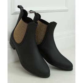 Damen Galoschen mattschwarz DC05P Schwarz 1