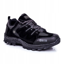 Herren Trekkingschuhe Big Star Outdoor Schwarz GG174282 grau 1