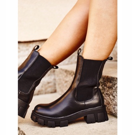 S.Barski Hohe Stiefel für Damen Genius Schwarz 1