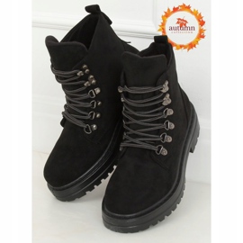 Schwarze Stiefel A88-38 Schwarz 1