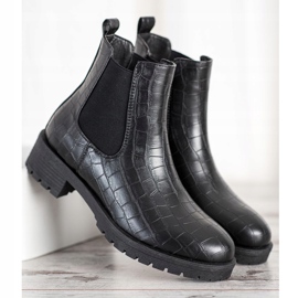 Bella Paris Chelsea-Boots zum Hineinschlüpfen schwarz 2