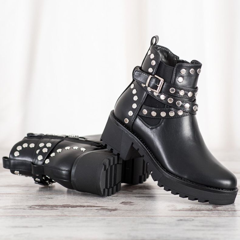 Seastar Rockstiefel mit Jets schwarz 1