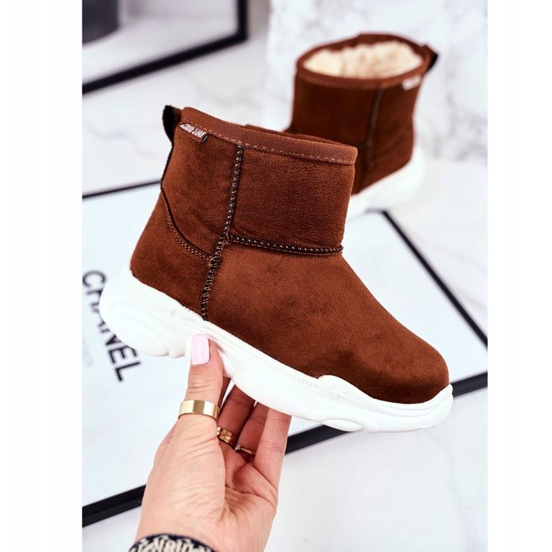 Kinder Schneestiefel Big Star Camel GG374086 braun mehrfarbig 1