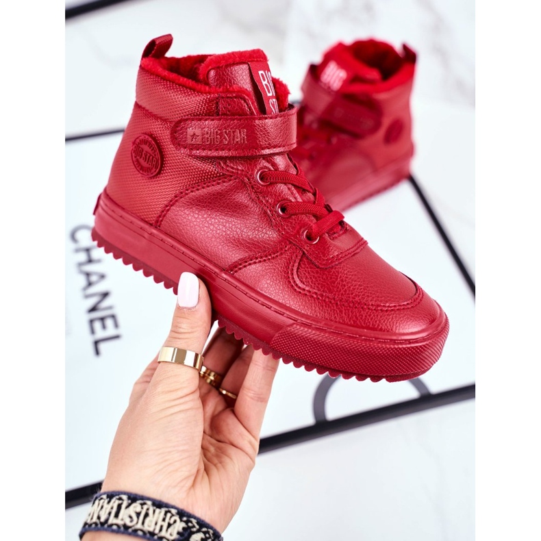 Kinderschuhe Sneaker Big Star Warm Rot GG374042 1