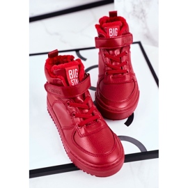 Kinderschuhe Sneaker Big Star Warm Rot GG374042 3