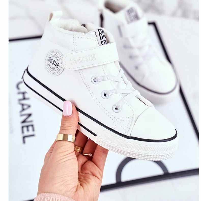 Kinder Sneaker Big Star Warmweiß GG374033 1