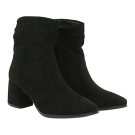 M.Daszyński Schwarze Wildlederstiefel MR2025-10 3