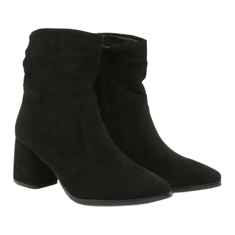 M.Daszyński Schwarze Wildlederstiefel MR2025-10 3