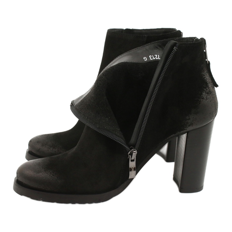 Arka Schwarze Wildlederschuhe für Frauen 7213 3