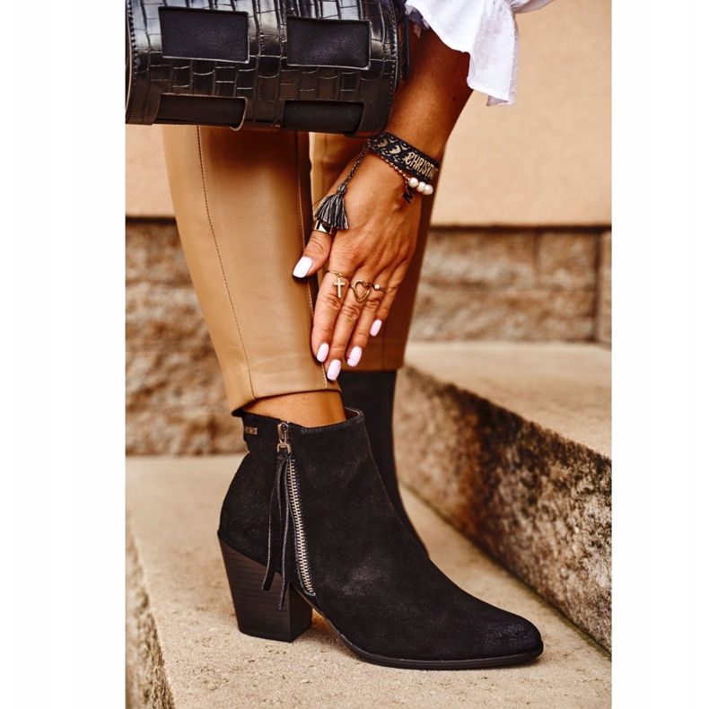 Damen Stiefel mit hohem Absatz Big Star Schwarz GG274362 2