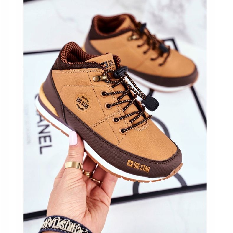 Kinderstiefel Big Star Camel GG374102 braun mehrfarbig 1