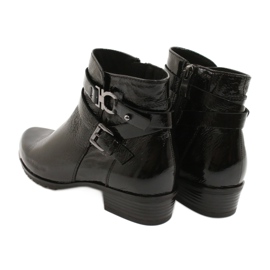 Caprice Damen Stiefel Lackiert 25309-25 schwarz 4