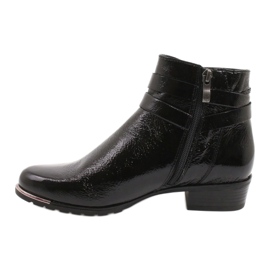 Caprice Damen Stiefel Lackiert 25309-25 schwarz 1