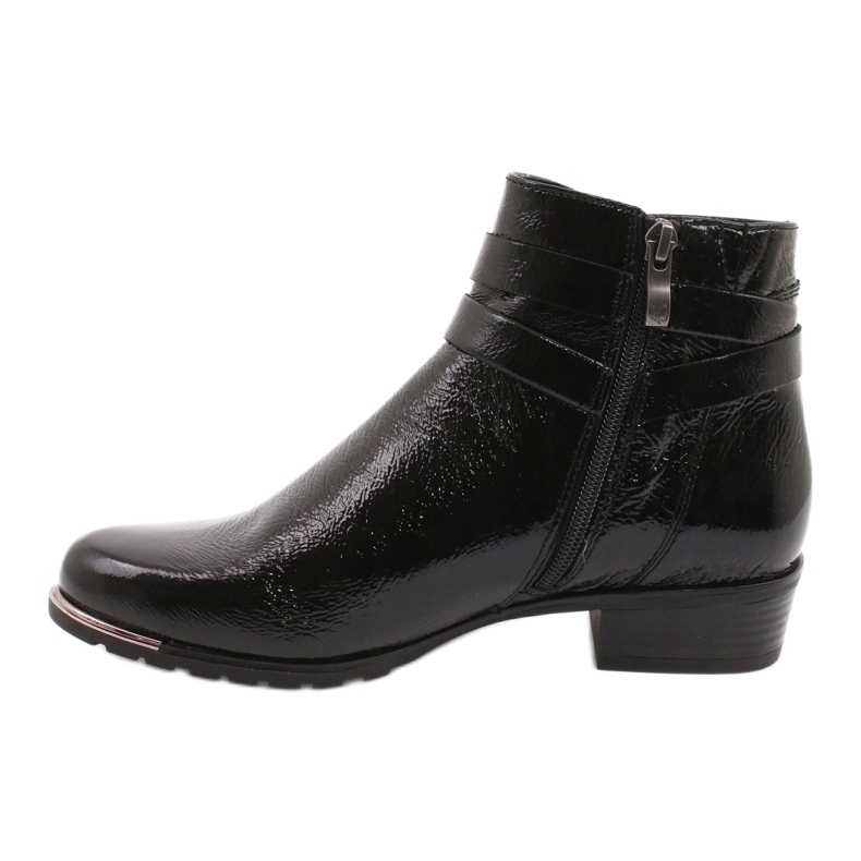 Caprice Damen Stiefel Lackiert 25309-25 schwarz 1