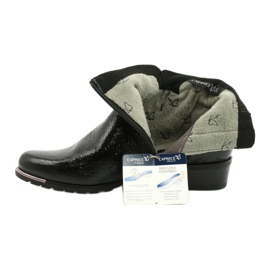 Caprice Damen Stiefel Lackiert 25309-25 schwarz 7