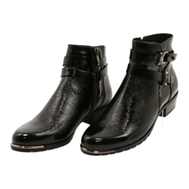 Caprice Damen Stiefel Lackiert 25309-25 schwarz 5